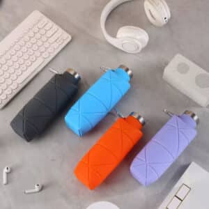 custom-silicone-water-bag-collapsible-travel-bottle
