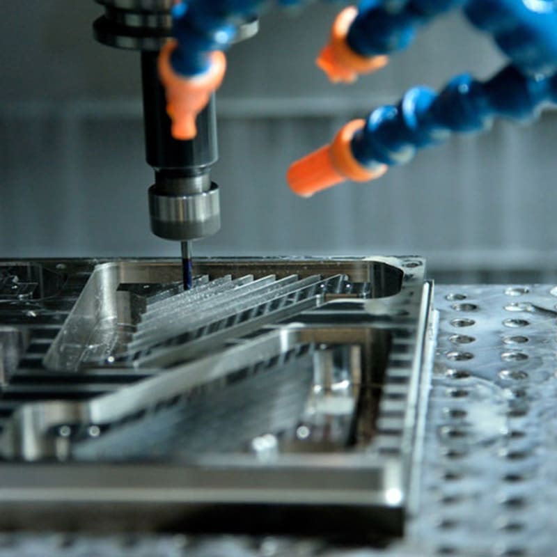 CNC mold engraving process used for creating custom silicone logo and surface textures with high precision