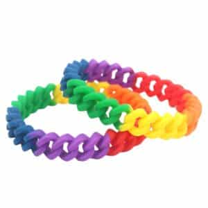 custom-silicone-twist-bracelets-colorful-flexible-chain-wristbands