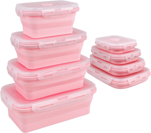 custom-silicone-collapsible-lunch-box-foldable-leakproof-food-container