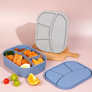 custom-silicone-lunch-box-leakproof-food-grade-bento-container