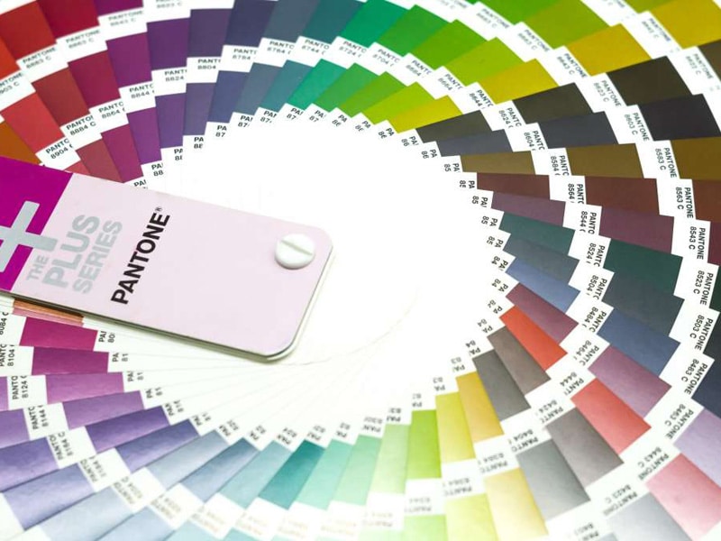 Pantone color chart used for precise silicone color matching in custom OEM production