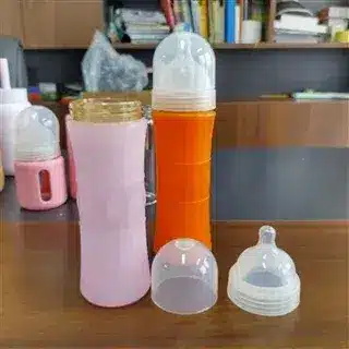 Custom silicone baby bottles designed for global OEM buyers in China.