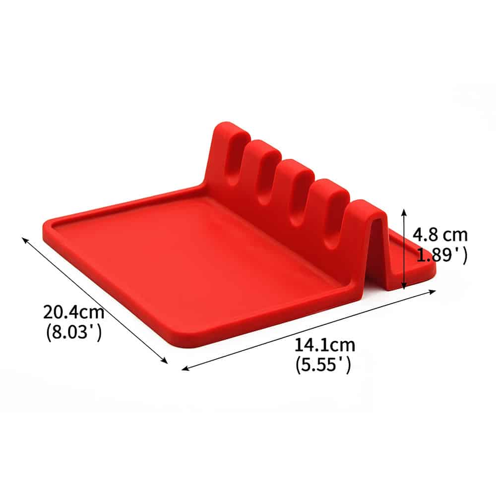 Technical drawing of a foldable silicone water bottle showing size dimensions, capacity, and rolled design.