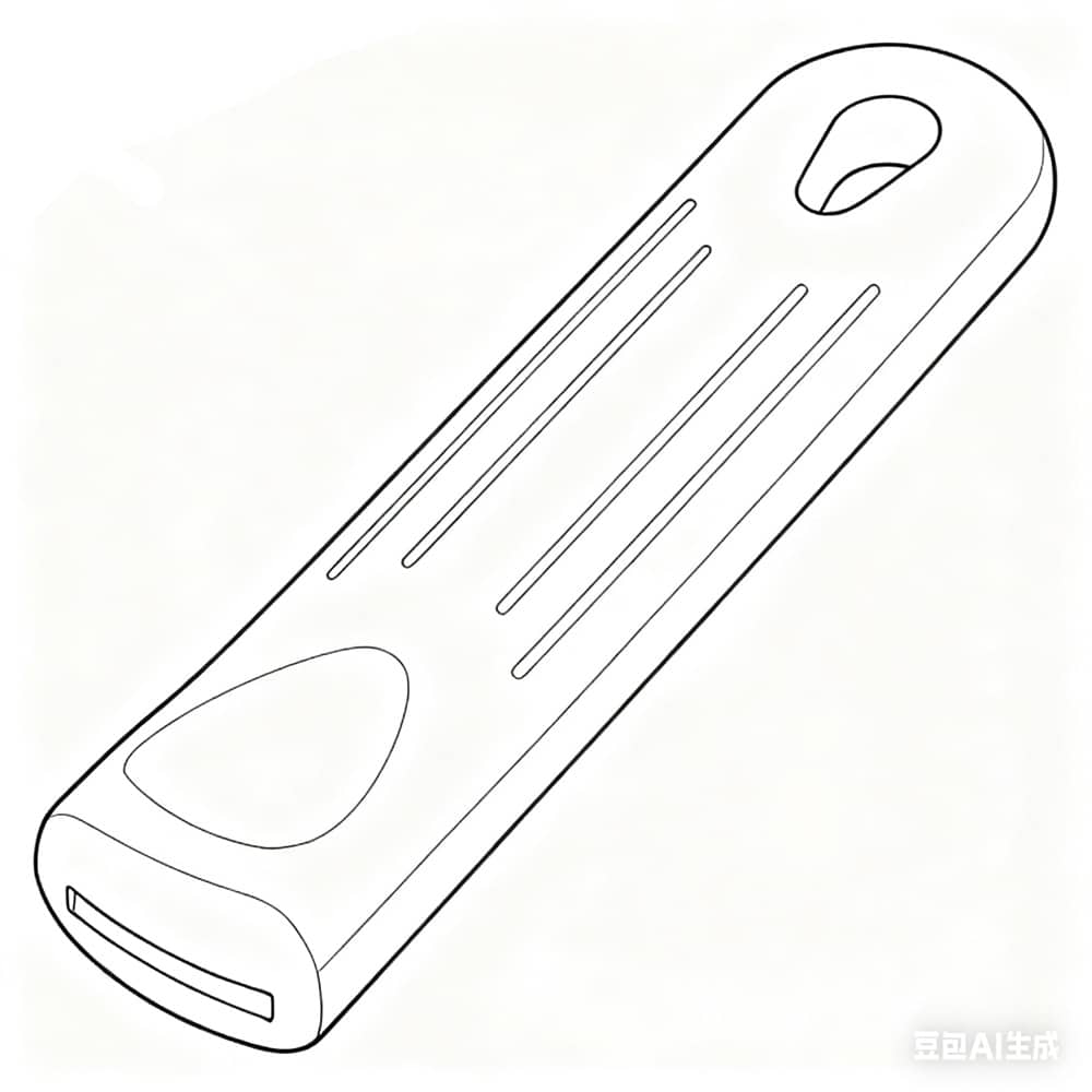 Technical drawing of a foldable silicone water bottle showing size dimensions, capacity, and rolled design.